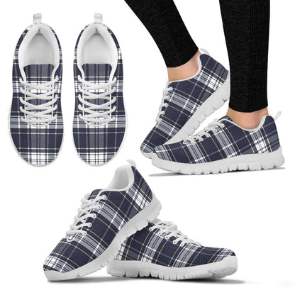 Blue Yellow Plaid Sneakers