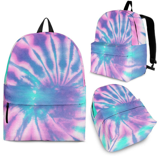 Pink Tie Dye Backpack
