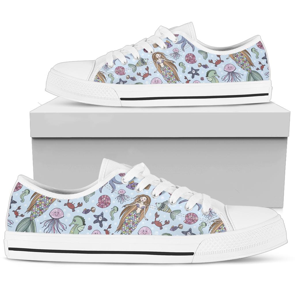 Mermaid Shoes Low Top Womens Sneakers