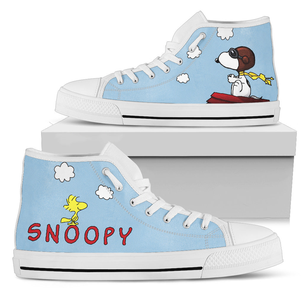 Snoopy High Top Shoes