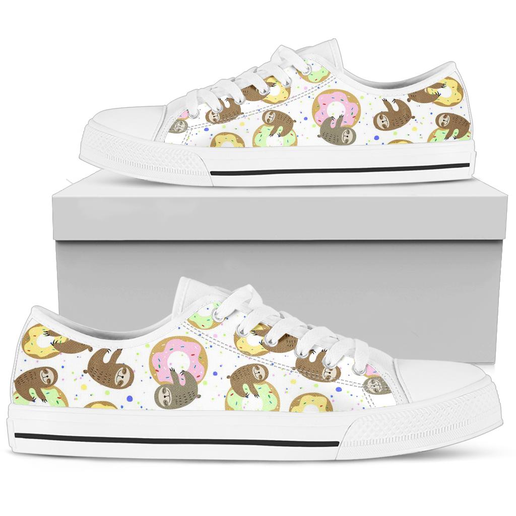 Sloth Donut Low Top Shoes