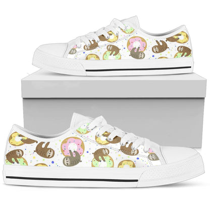 Sloth Donut Low Top Shoes