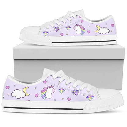 Girls Unicorn Low Top Shoes