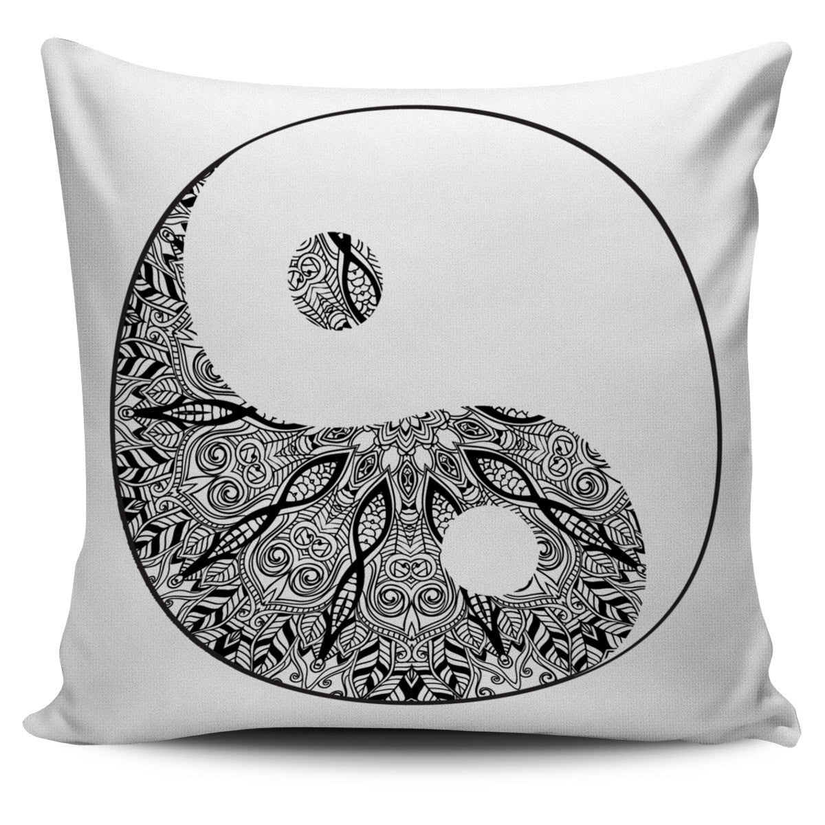 HAMSA HAND WHITE PILLOW COVERS
