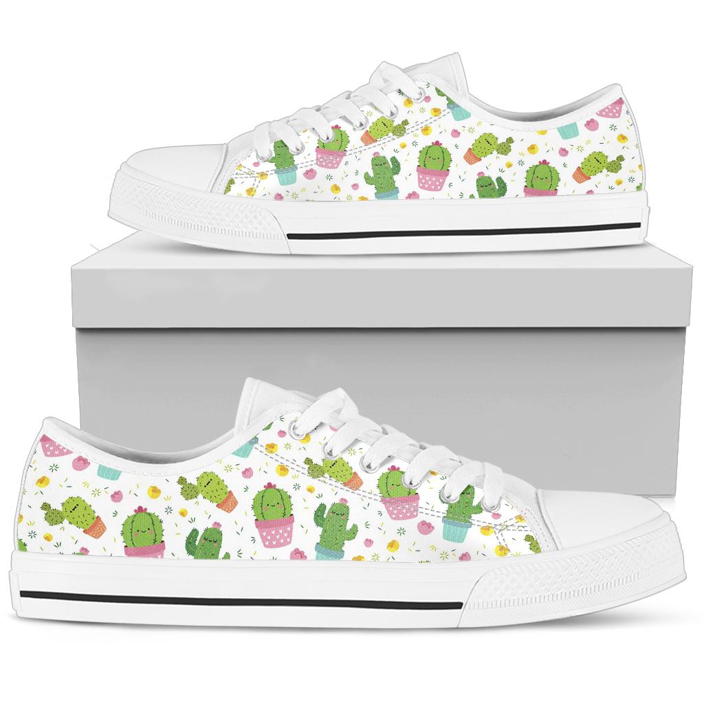 Kawaii Cactus Low Top Shoes
