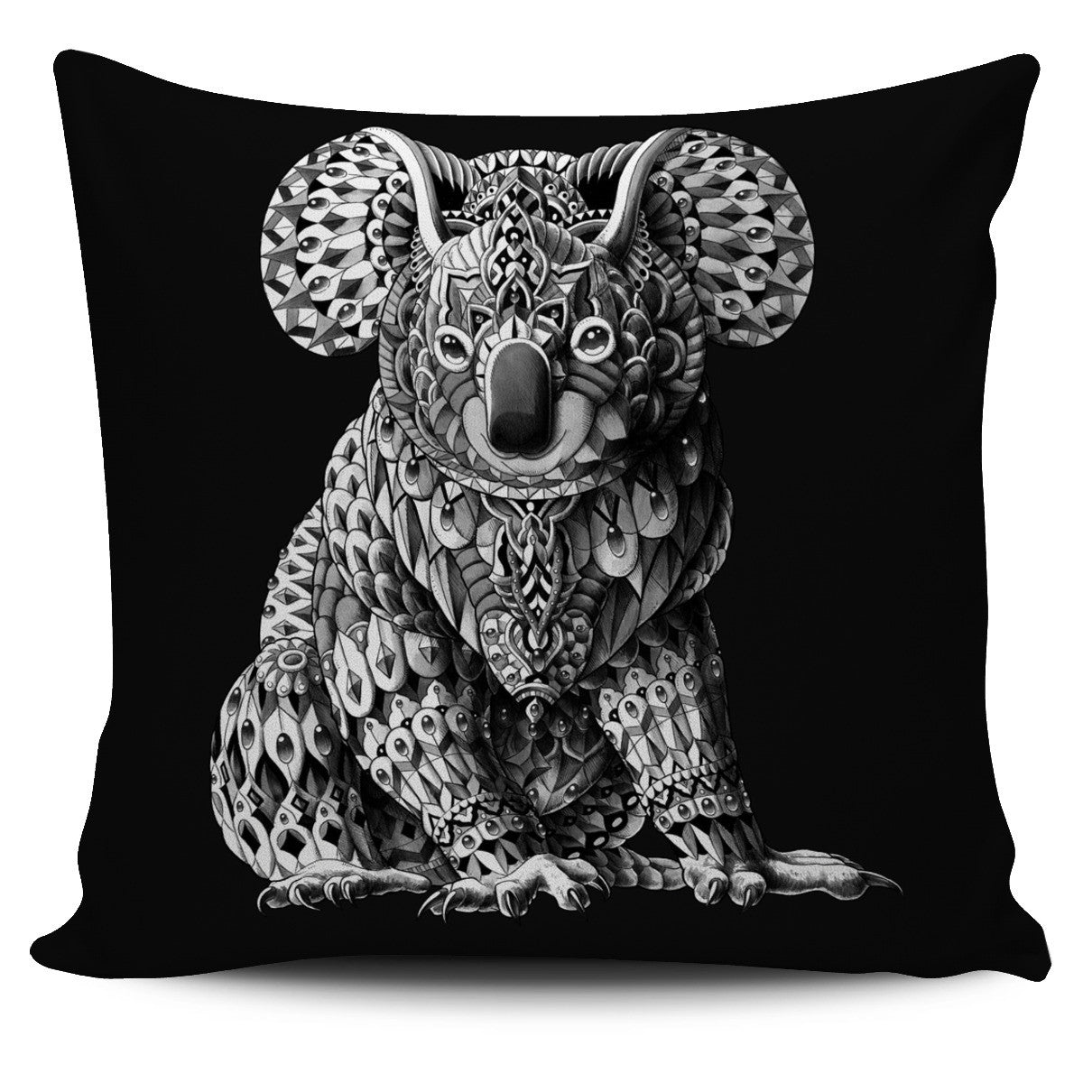 KOALA ORNATE ANIMAL PILLOW COVER
