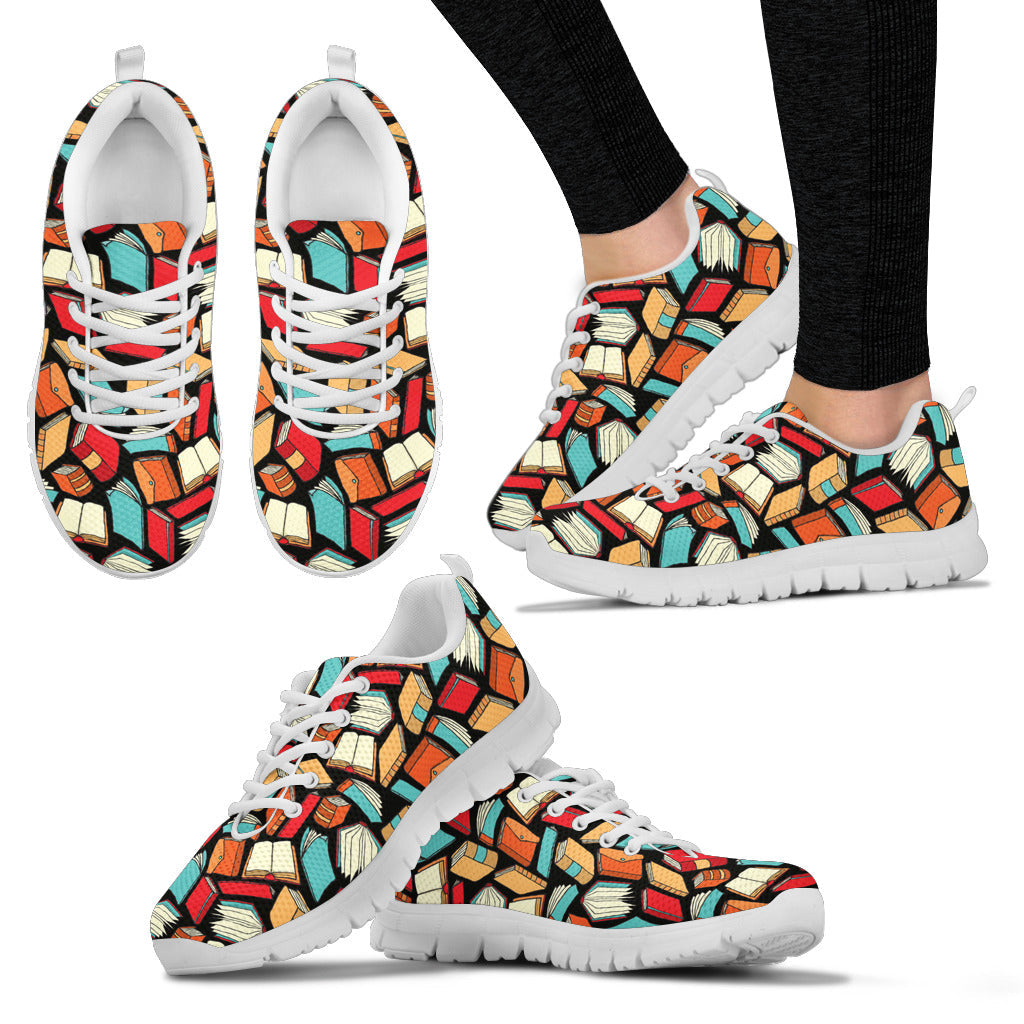 Book lovers Pattern - Sneakers