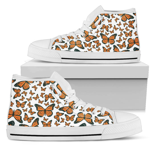 New Orange Butterfly Shoes