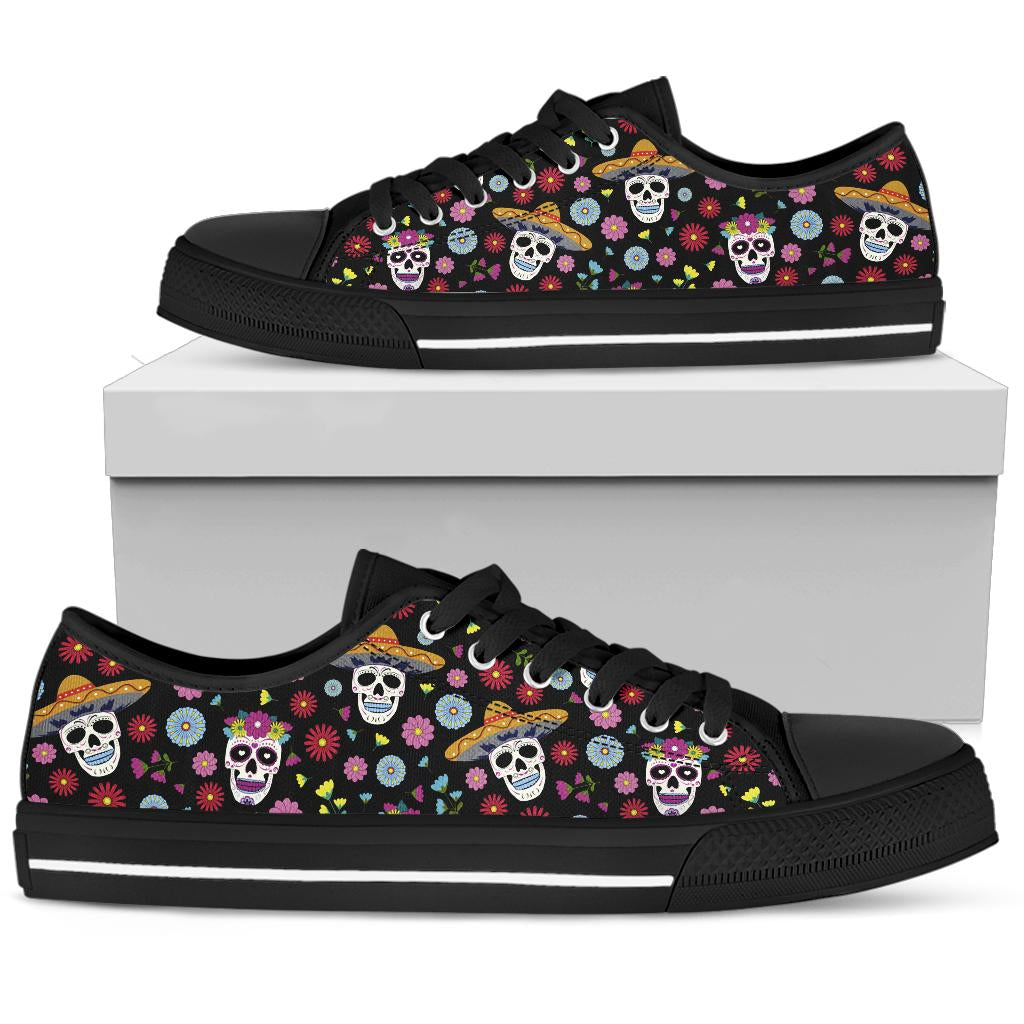 Sugarskull Shoes Black Sole