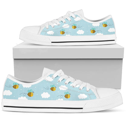 Cute Bee Low Top Shoes