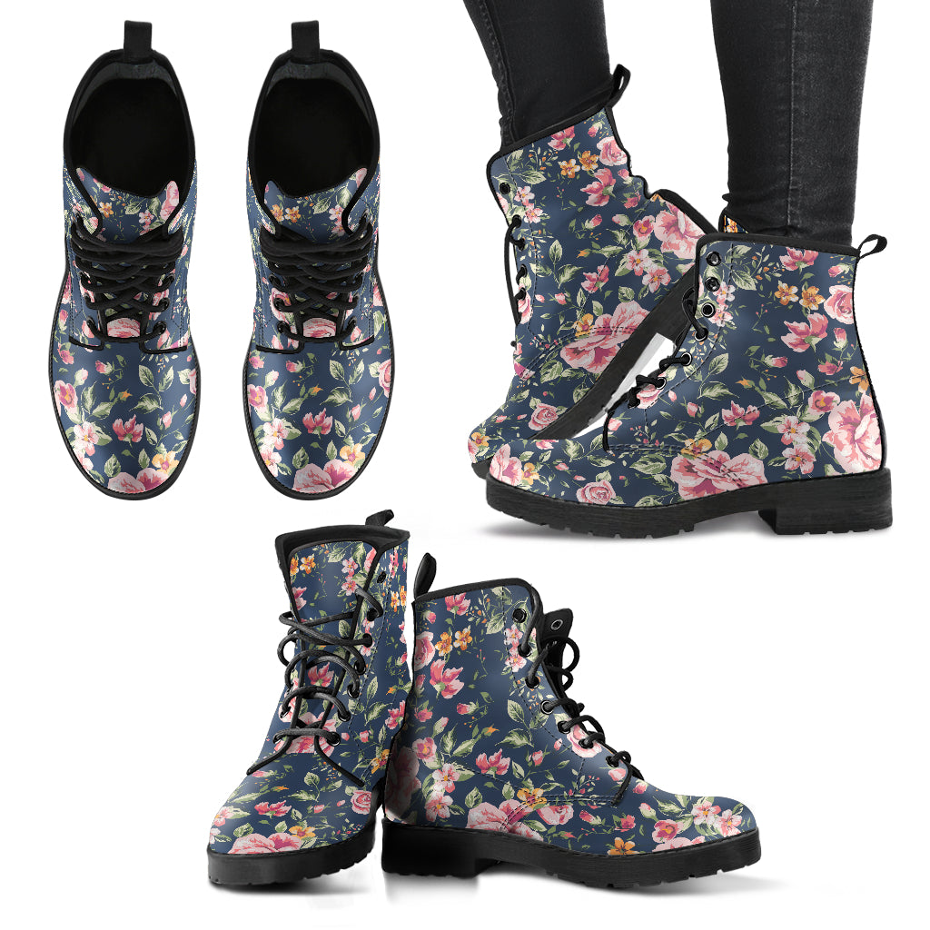 Floral Pattern 2 Handcrafted Boots
