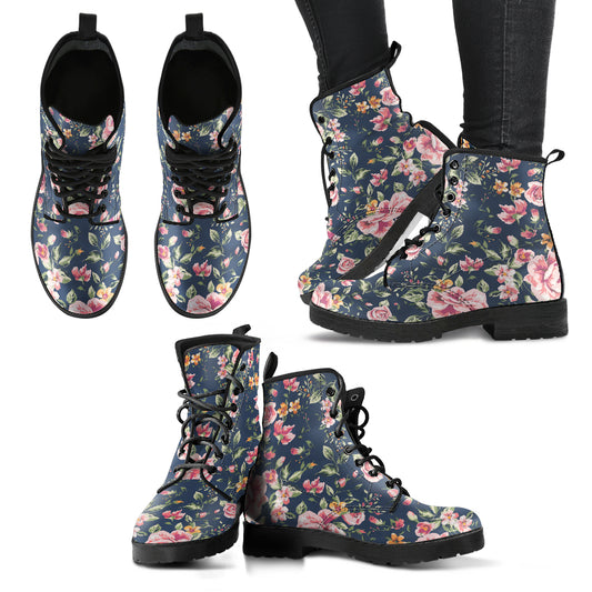 Floral Pattern 2 Handcrafted Boots