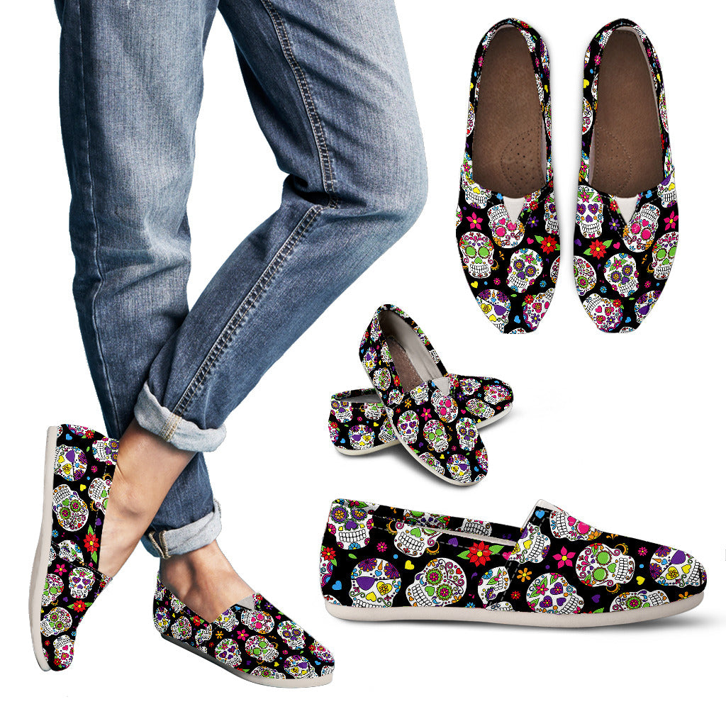 Cool Sugar Skull Shoes