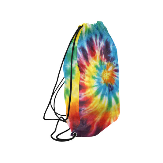 Colorful Tie Dye Abstract Art Drawstring Bag