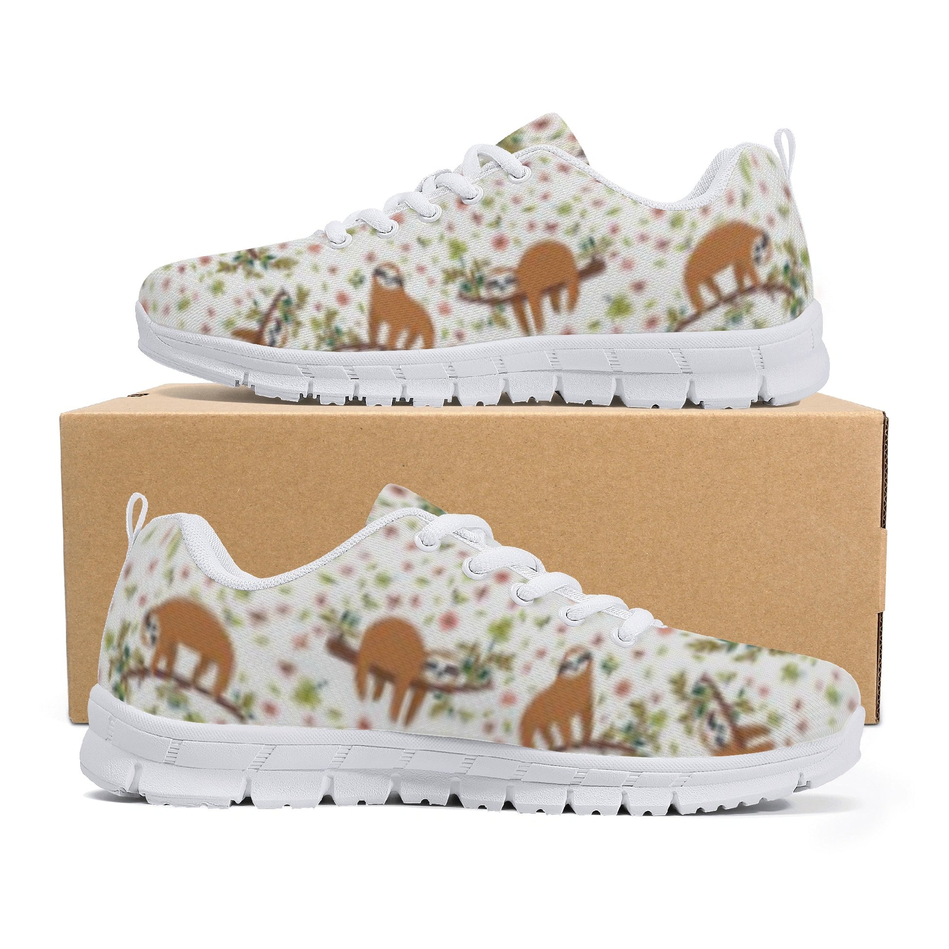 Sloth Pattern Shoes Women's Running Shoes