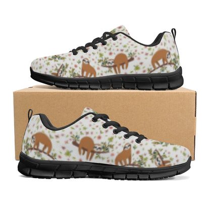 Sloth Pattern Shoes Women's Running Shoes