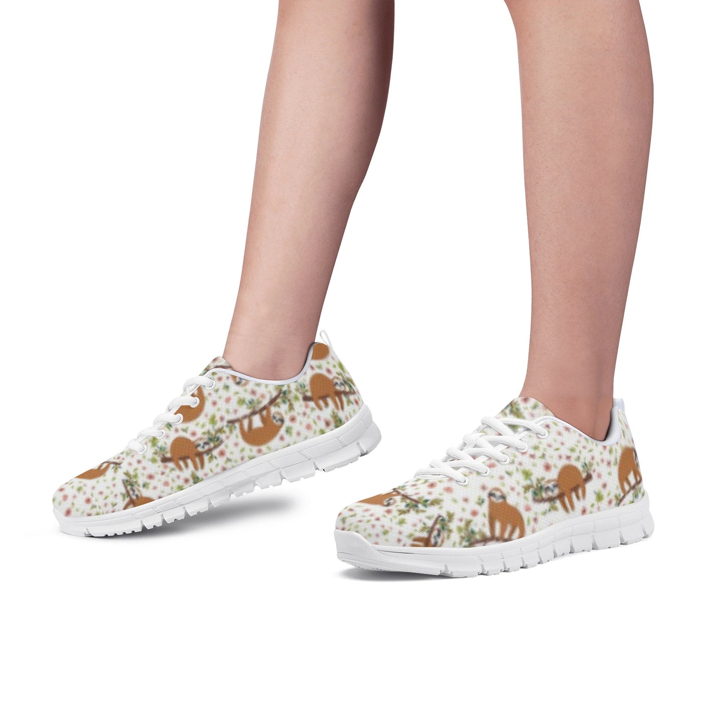 Sloth Pattern Shoes Women's Running Shoes