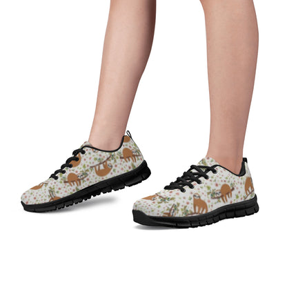 Sloth Pattern Shoes Women's Running Shoes