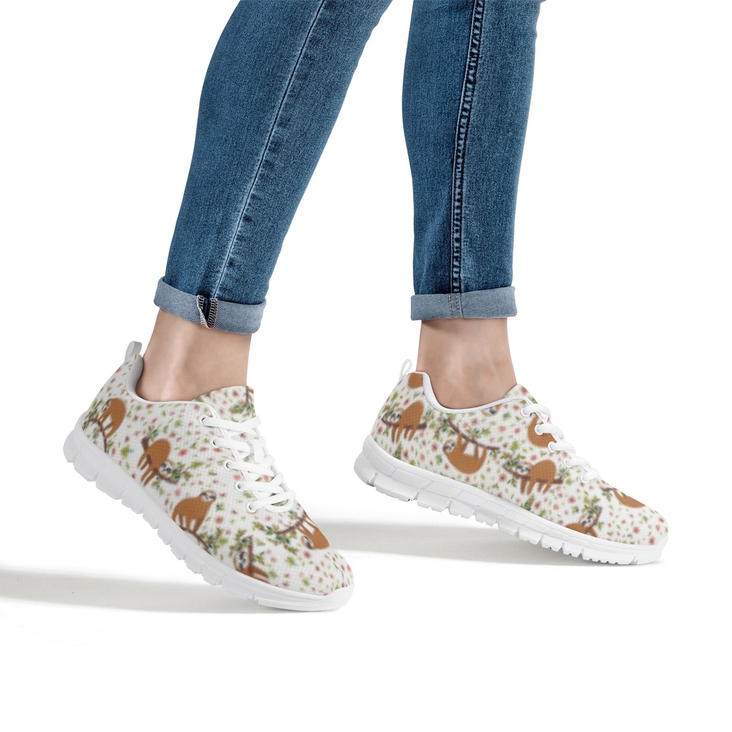 Sloth Pattern Shoes Women's Running Shoes