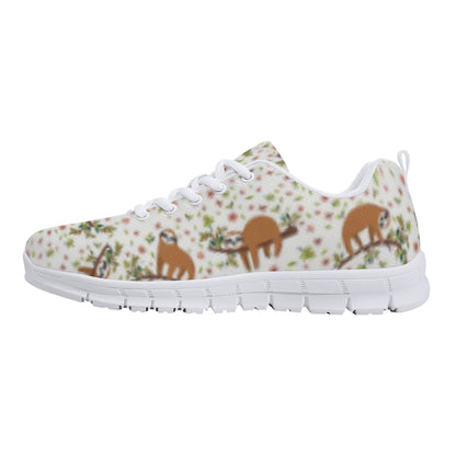 Sloth Pattern Shoes Women's Running Shoes