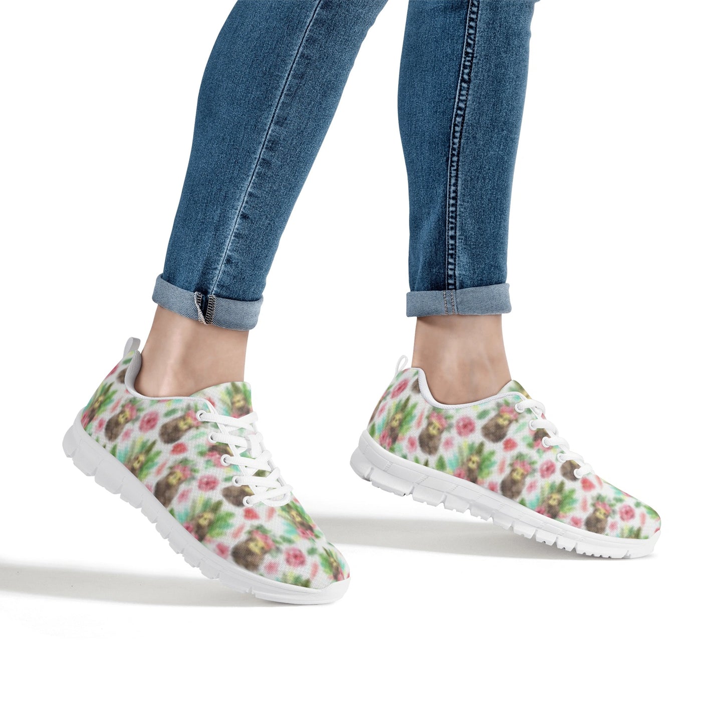 Flower Sloth Women's Running Shoes