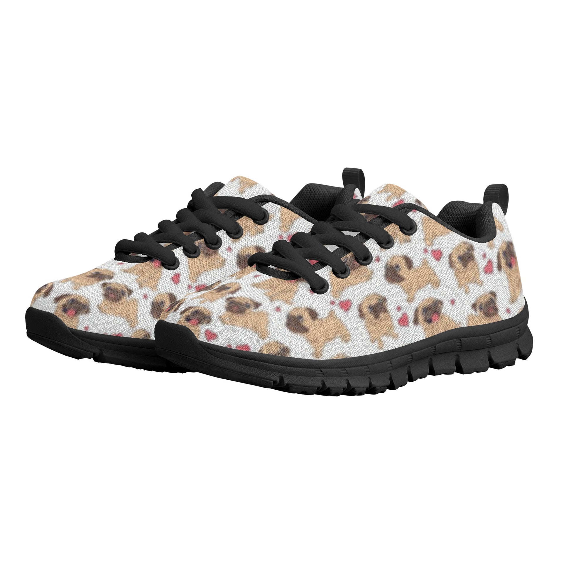 Dog Pug Kid's Running Shoes