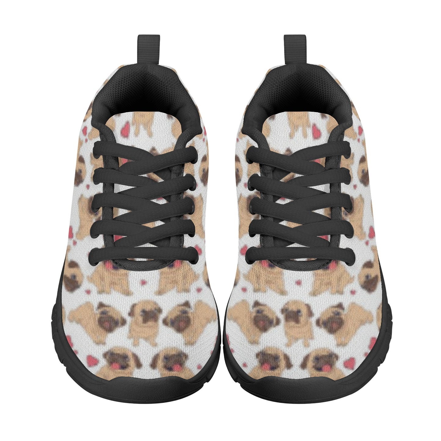 Dog Pug Kid's Running Shoes