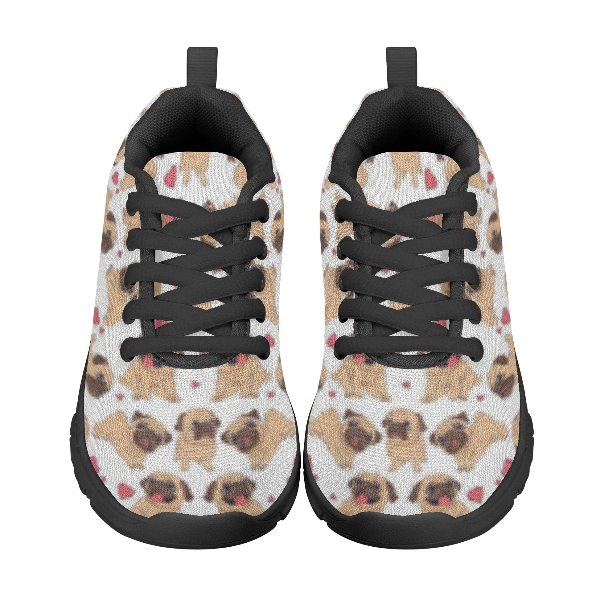 Dog Pug Kid's Running Shoes
