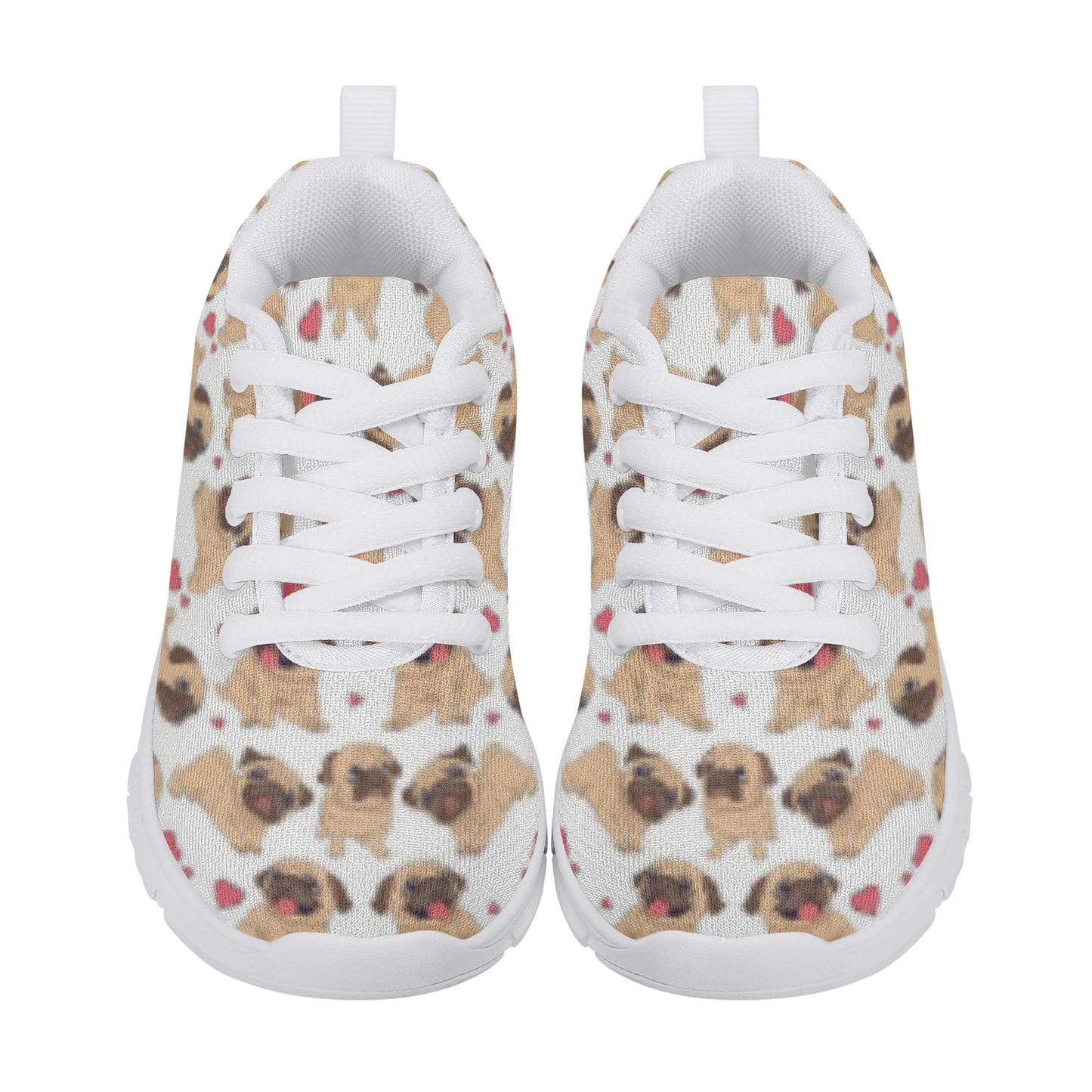 Dog Pug Kid's Running Shoes