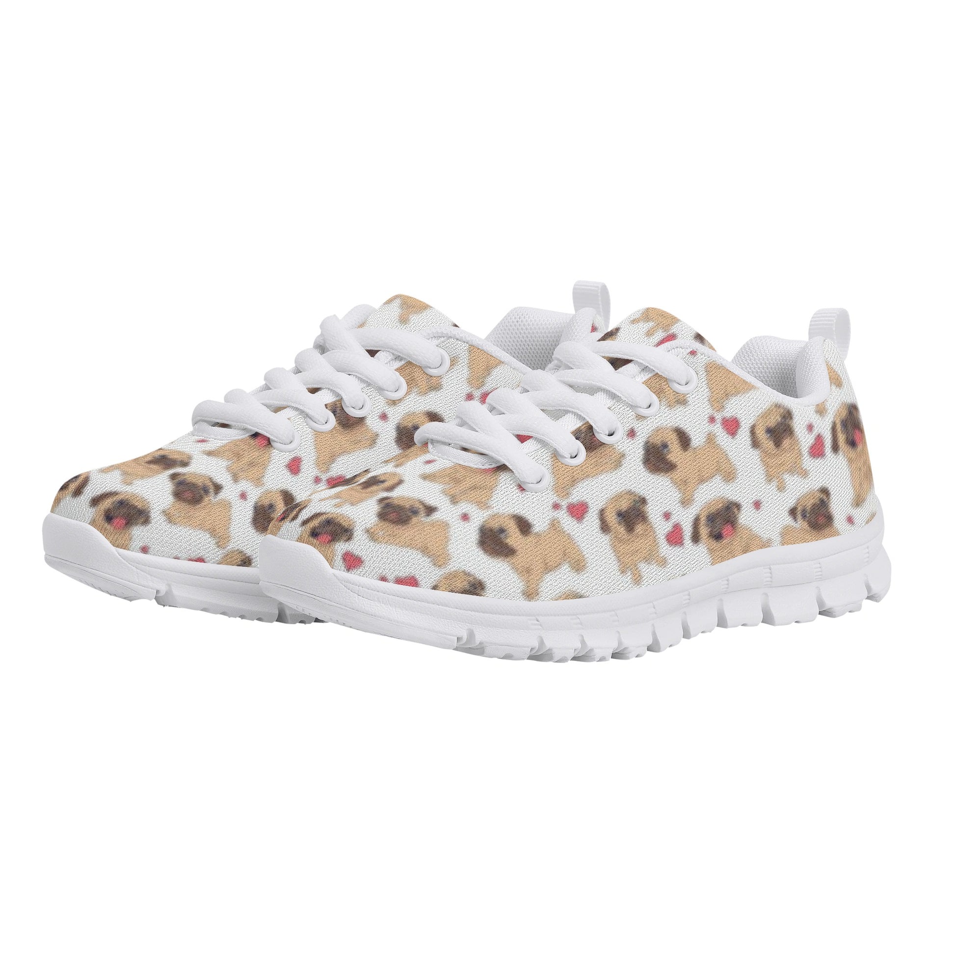 Dog Pug Kid's Running Shoes