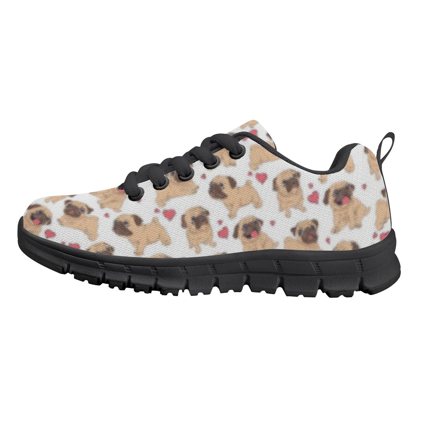 Dog Pug Kid's Running Shoes