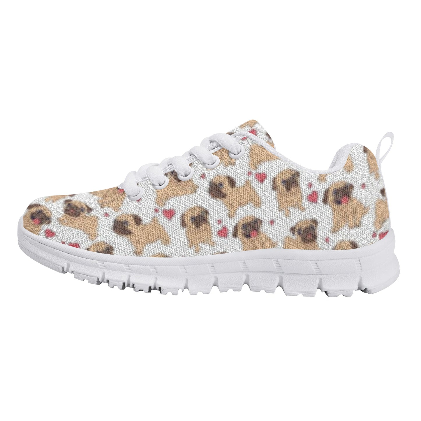 Dog Pug Kid's Running Shoes