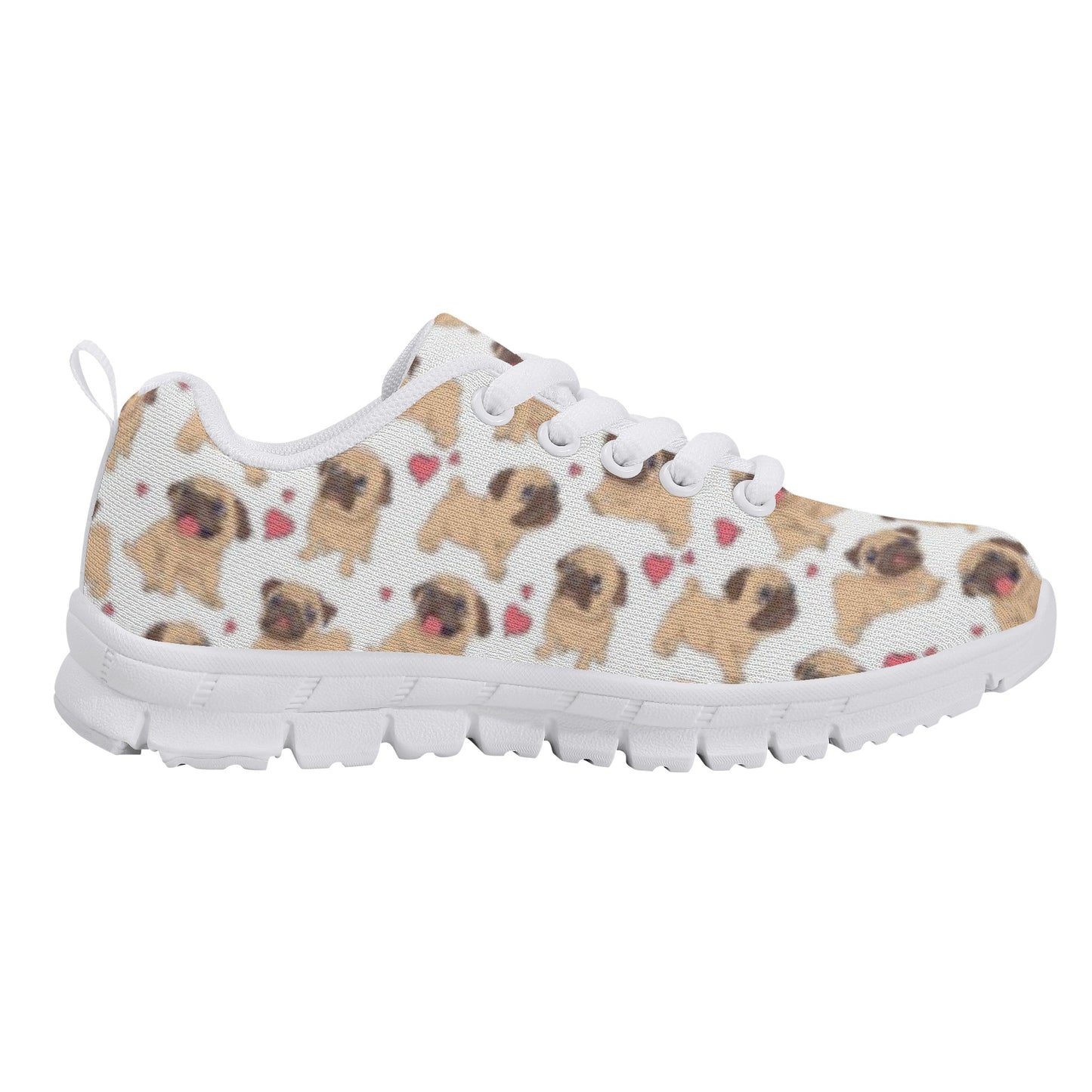 Dog Pug Kid's Running Shoes