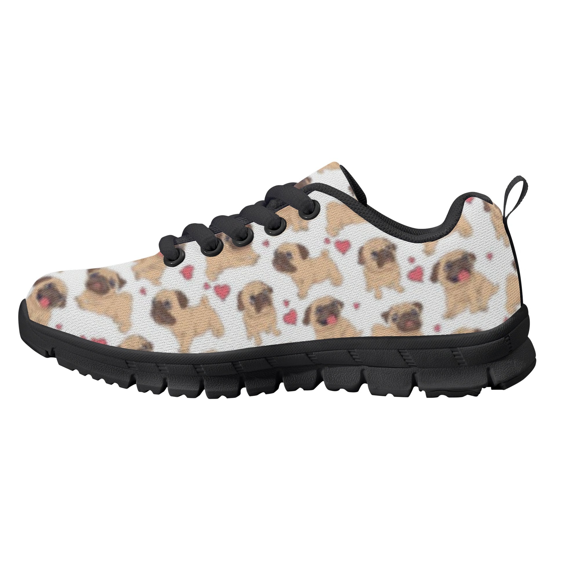Dog Pug Kid's Running Shoes