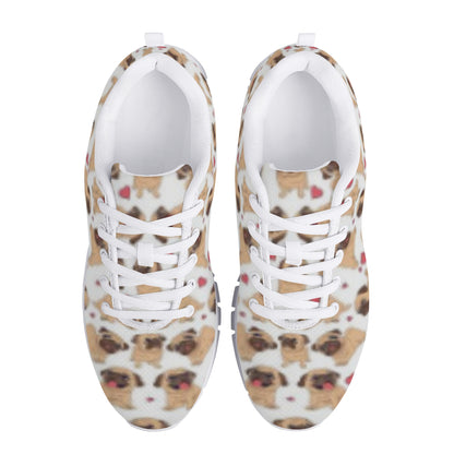 Dog Pug Shoes Women's Running Shoes