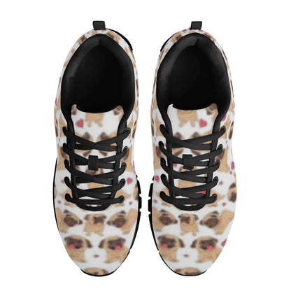 Dog Pug Shoes Women's Running Shoes