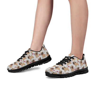 Dog Pug Shoes Women's Running Shoes