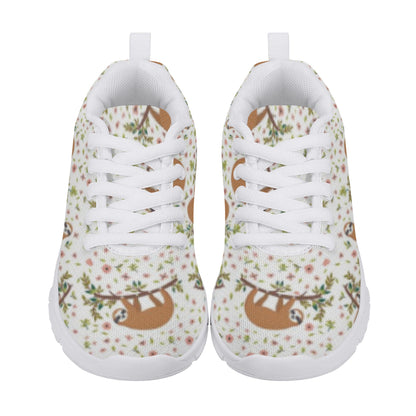 Sloth Pattern - Kid's Running Shoes