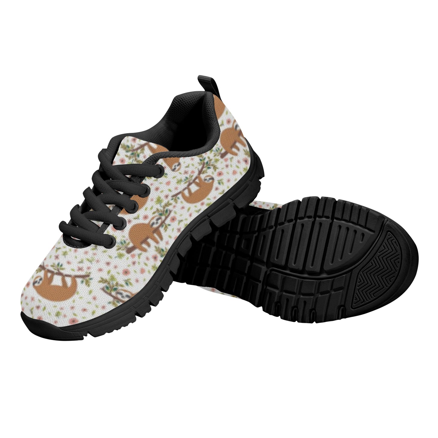 Sloth Pattern - Kid's Running Shoes