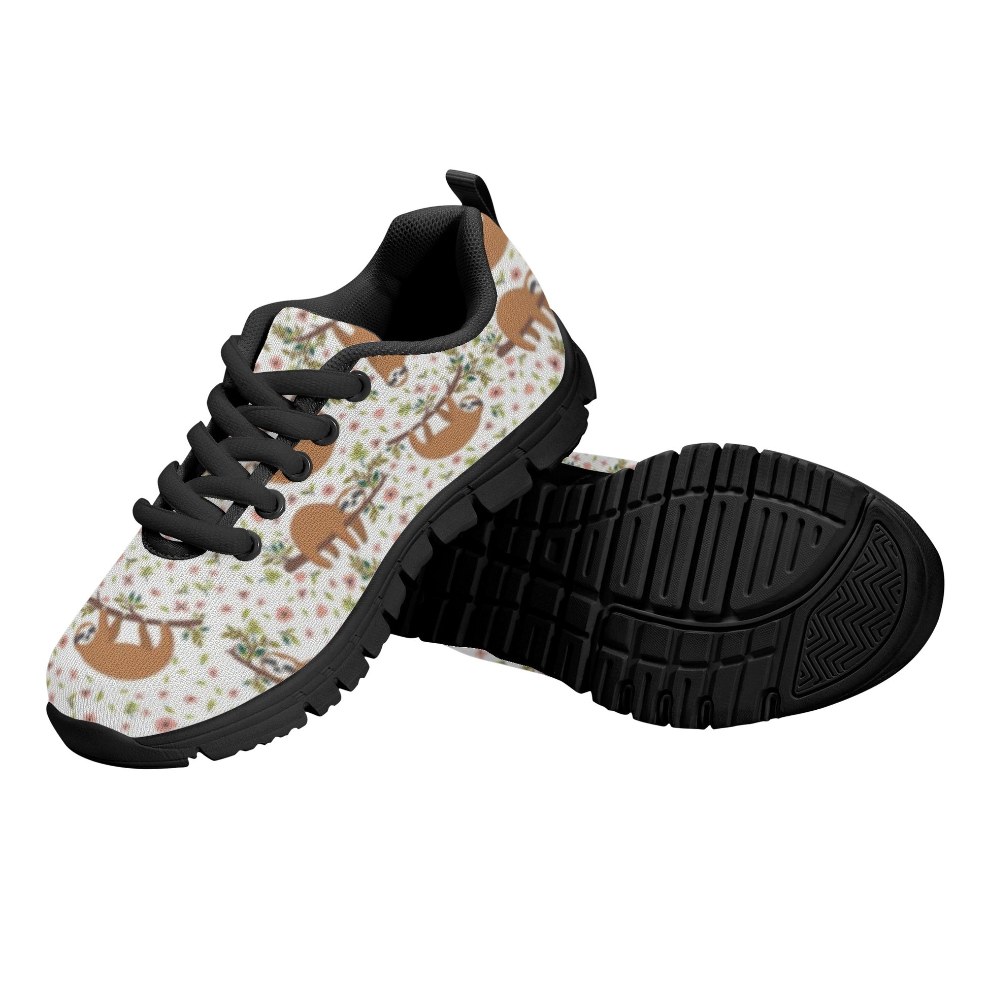 Sloth Pattern - Kid's Running Shoes
