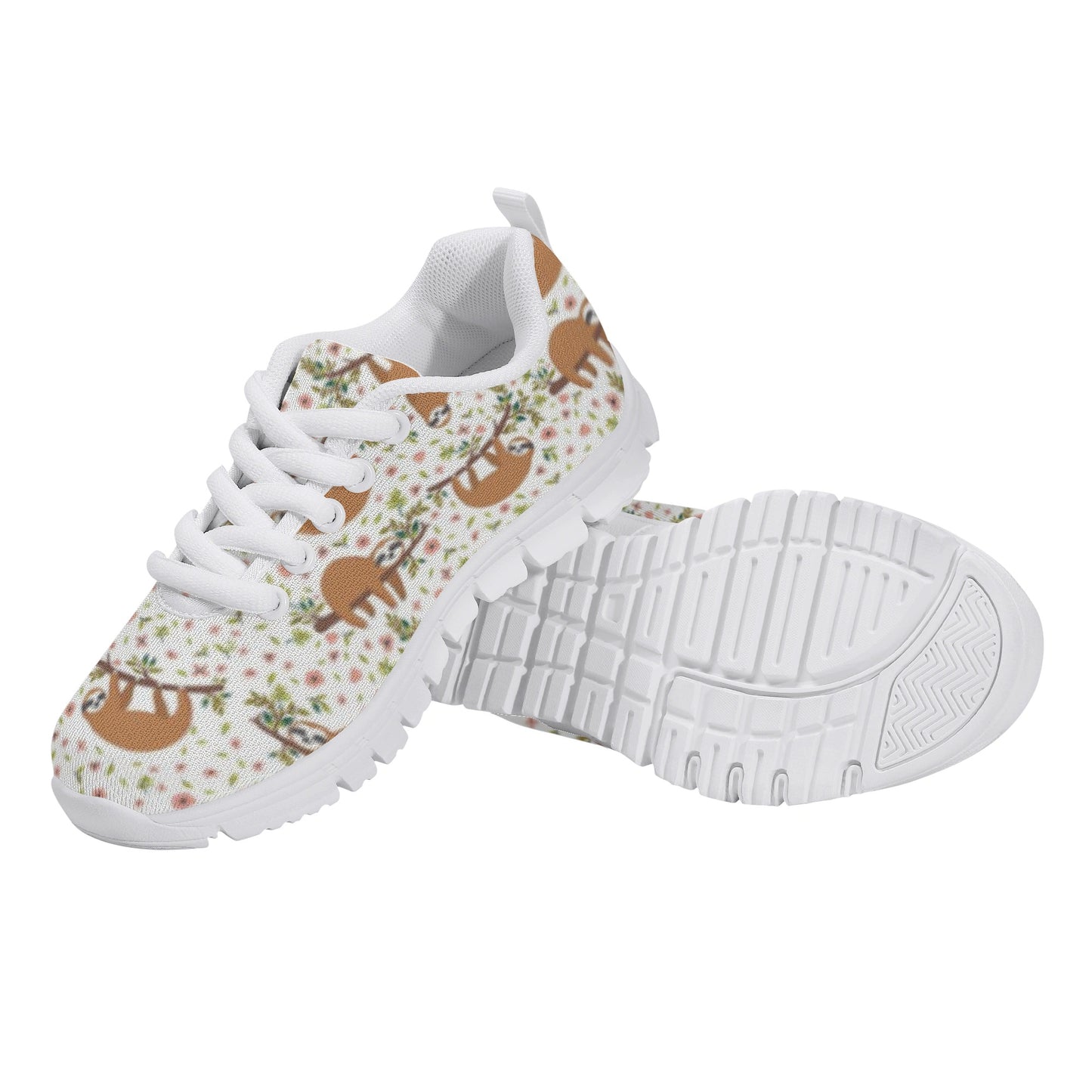Sloth Pattern - Kid's Running Shoes