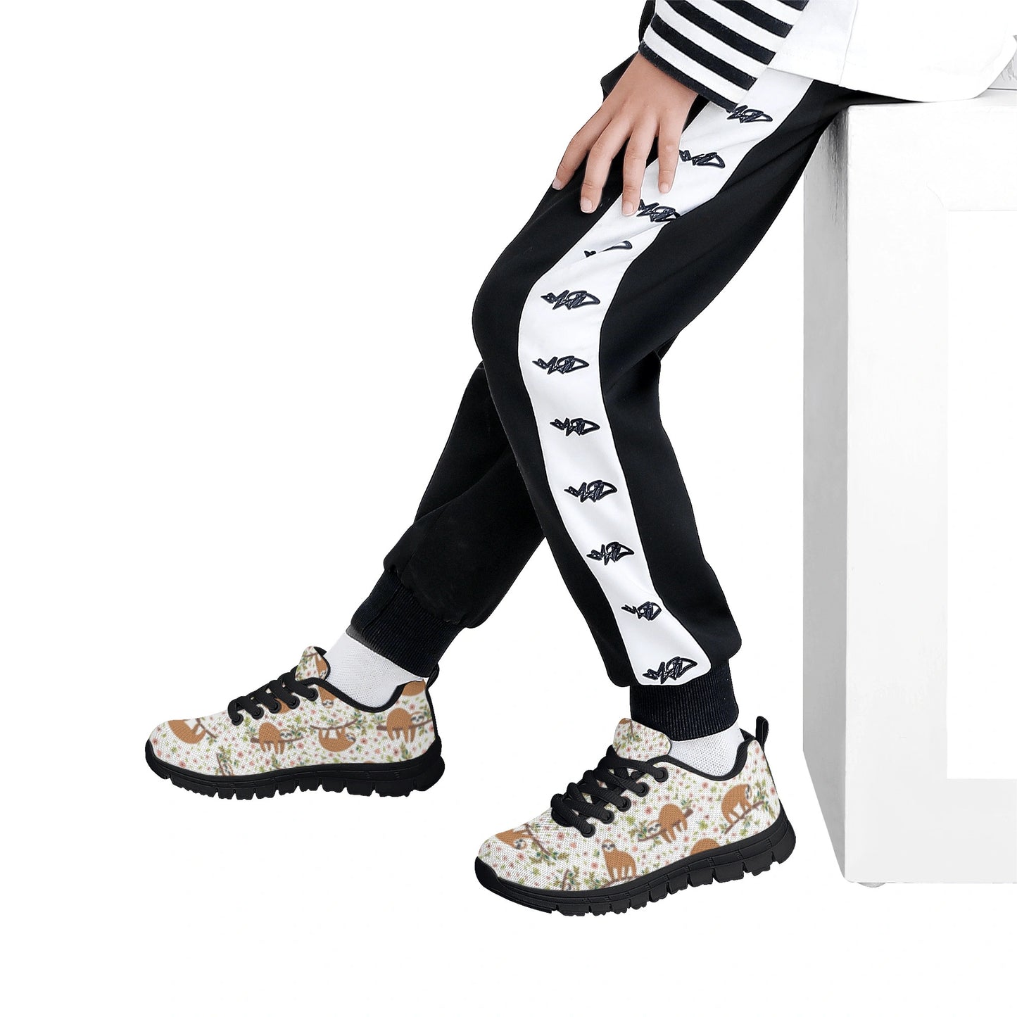 Sloth Pattern - Kid's Running Shoes