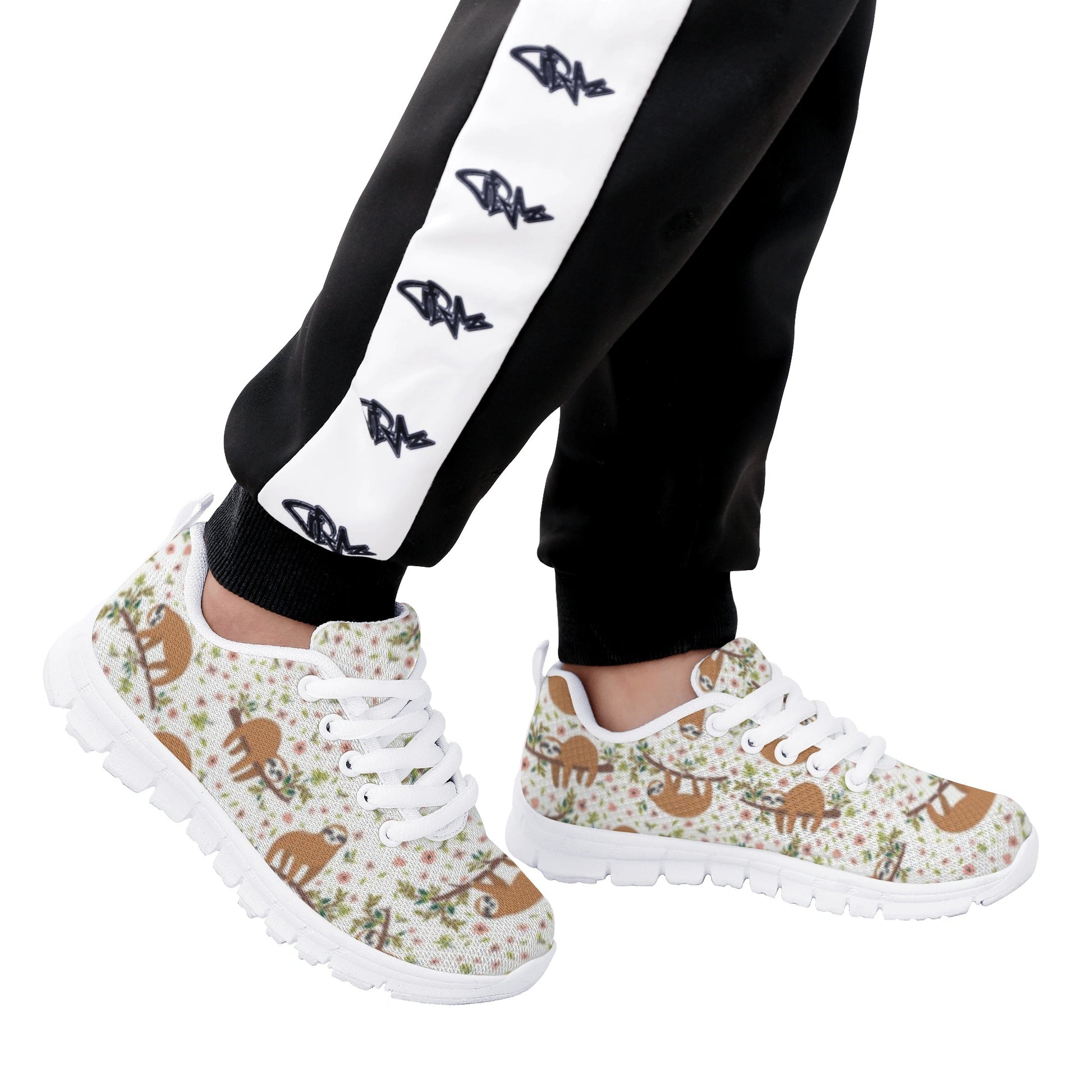 Sloth Pattern - Kid's Running Shoes