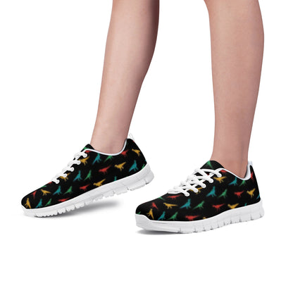 Black Dinosaur Women's Running Shoes