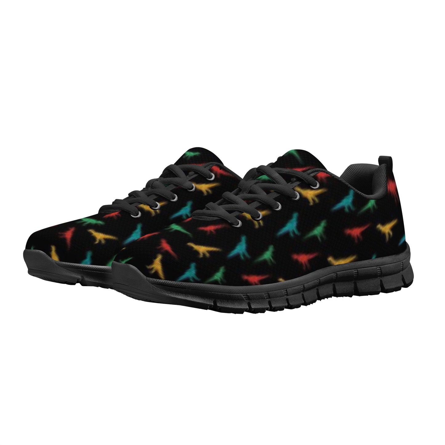 Black Dinosaur Women's Running Shoes