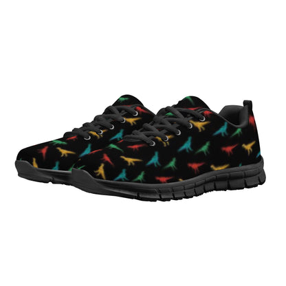 Black Dinosaur Women's Running Shoes