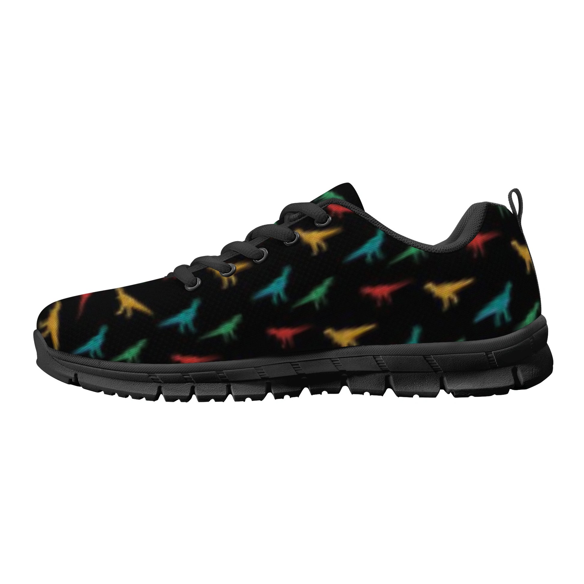 Black Dinosaur Women's Running Shoes