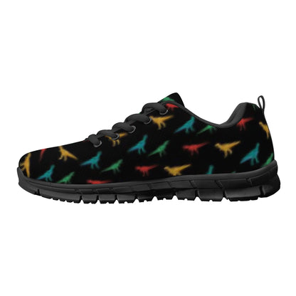 Black Dinosaur Women's Running Shoes
