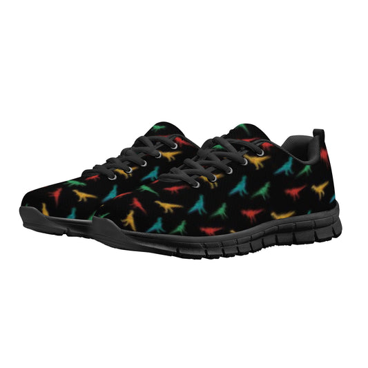 Black Dinosaur Men's Running Shoes