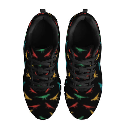 Black Dinosaur Men's Running Shoes